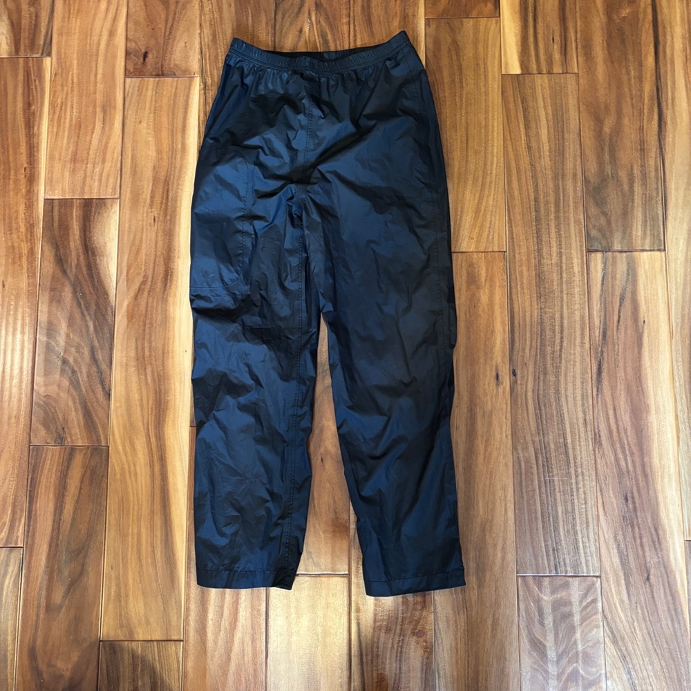 White Sierra Pants Youth Medium Black Rain Pant